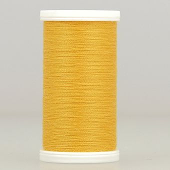 Bobine de fil polyester recyclé MT jaune moutarde