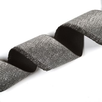Élastique jupette 60 mm argenté
