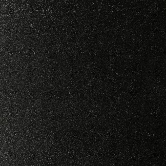 Tissu gomme caoutchouc Eva pailletée noir au mètre