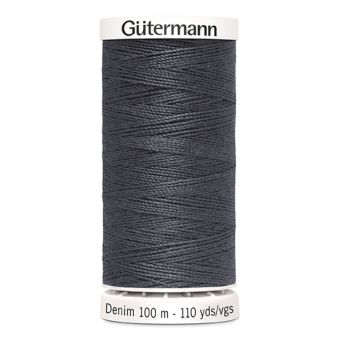 Fil à coudre Denim Gütermann 100 m bleu gris - COL 9455