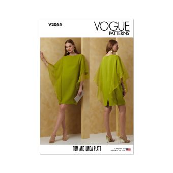 Patron Vogue V2065Y5 Femme Robe ample 46 au 54