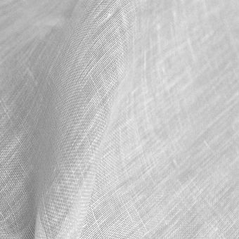 Voilage en lin blanc - 300 cm