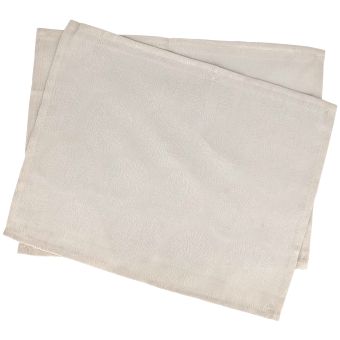 Lot de 2 sets table coton HÉLIOS Ecru
