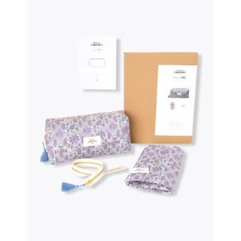 Kit couture trousse Théa matelassée recto paisley et verso rayure- Promod