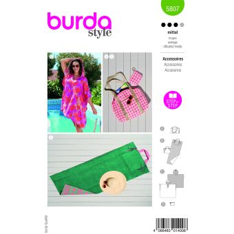 Patron Burda N° 5807 accessoires