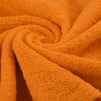 Tissu éponge Confort orange