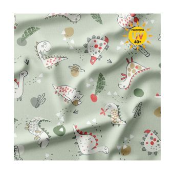 Tissu lycra maillots de bain dinosaures vendu par 50 cm