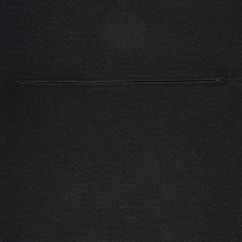Dos de coussin zippé noir