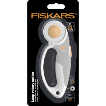 Cutter rotatif softgrip Ø45 mm Titanium - Fiskars