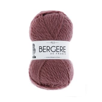Pelote de fil à tricoter Alaska 100 rose - Bergère de France
