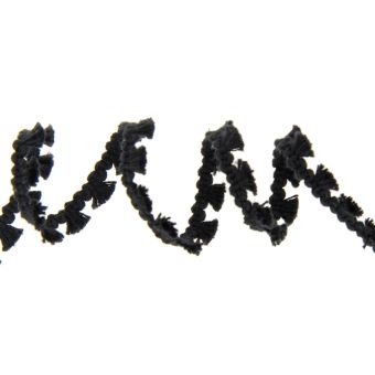 Galon mini-pompoms  noir