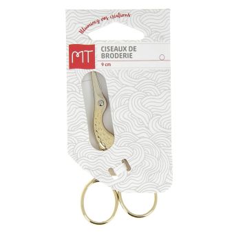 Ciseaux De Broderie Mundial 668 – 4 1/4 Pouces – Lame Acier Inox, Pointe Rouge