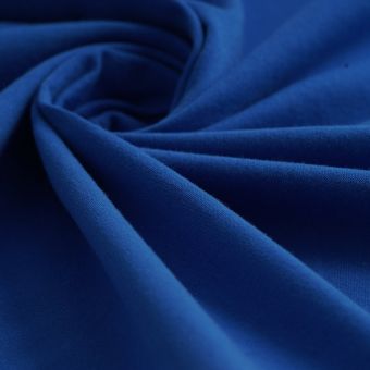 Tissu Jersey coton uni Jerry bleu palace