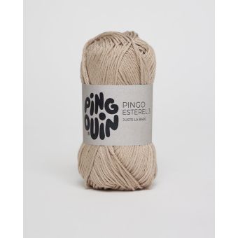 Pelote de fil à tricoter Esterel 3 chanvre - Pingouin