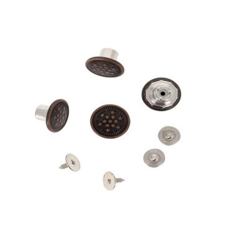 Boutons automatiques étoiles blister Bronze