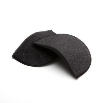 Épaulette en mousse droite recouverte polyamide Noir