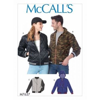 Patron McCall's 7637XM Veste bomber mixte du L au XXL