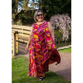 Patron Charlize summer robe femme 46-60 - Germain Patrons