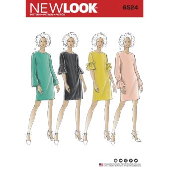 Patron New Look 6524 - robe pour femme