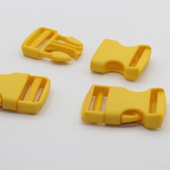 Lot de 3 boucles a ouverture rapide jaune