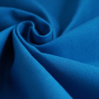 Tissu sergé coton uni Sierra bleu vif