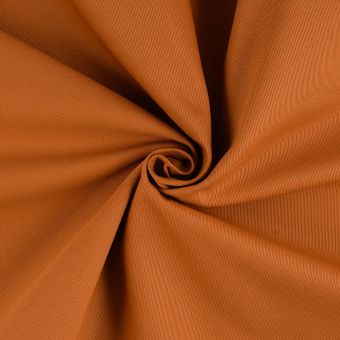Tissu sergé de coton Serena terracotta
