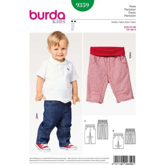 Patron burda kids 9359 pantalon enfant