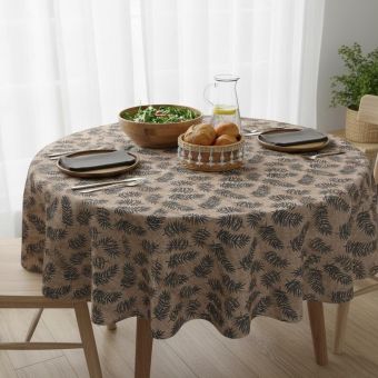Nappe ronde brousse