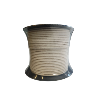 Ganse coton de 3 mm, rouleau de 100 mètres