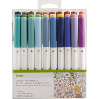 Cricut Joy - Assortiment 30 stylos pointe fine 0,4mm