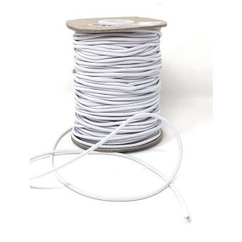 Corde Elastique 2,5 mm - Blanc