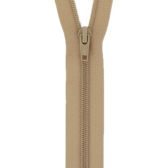 Fermeture spirale avec curseur n°5 - Au mètre Beige