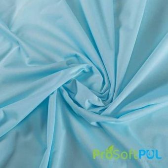 Tissu PUL Prosoft Foodsafe fin bleu layette