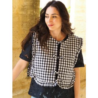 Patron couture pochette - Gilet ou pull sans manches Fancy - Atelier 8 Avril