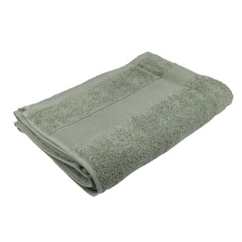 Drap de douche kaki 70x140cm 450gsm