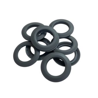Oeillet clip vert fougère diamètre 40 /blister