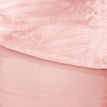 Tissu molleton Alpfleece envers polaire uni rose