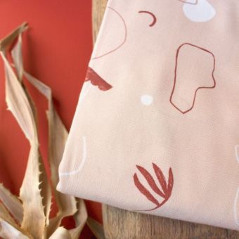 Tissu crêpe de viscose Sandstorm blush - Atelier Brunette
