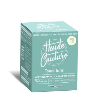Teinture textile Haute Couture  vert céladon