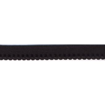 Élastique lingerie mini feston 10mm noir