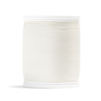 Bobine fil coton blanc-beige 500m Mondial Tissus