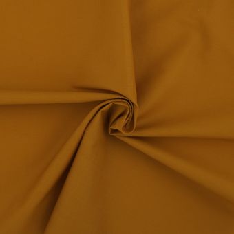 Tissu popeline Poppie unie terre cuite