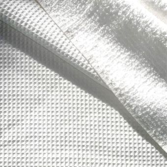 Tissu nid d'abeille épais envers éponge blanc qualité supérieure