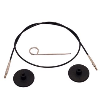 Câble circulaire interchangeable 120 cm noir - Knit Pro