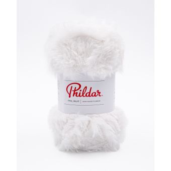 Pelote de fil à tricoter Inuit neige - Phildar