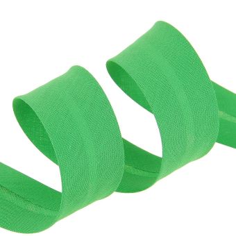 Biais replié vert pomme 30 mm