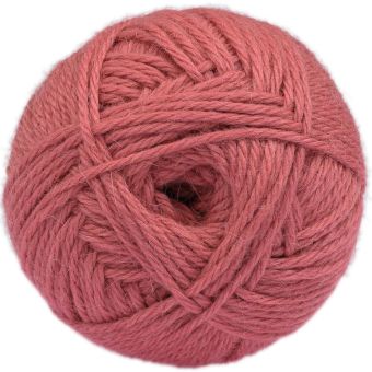 Pelote de laine Rose - Baby lama/Mérinos - Aran - 100 gr.