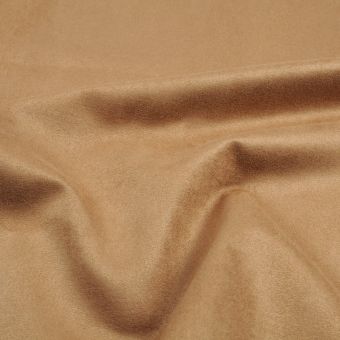 Tissu suédine anti-tâche qualité siège terre de sienne