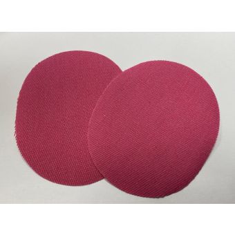 Lot de 2 renforts thermocollants denim fuchsia