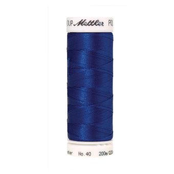 Fil à broder Mettler Poly Sheen bleu col 3536